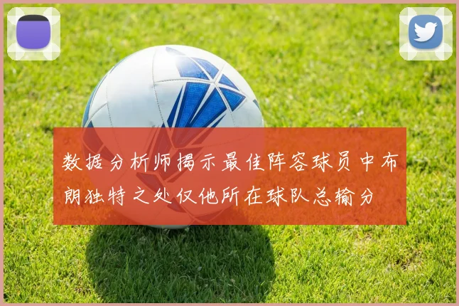 数据分析师揭示最佳阵容球员中布朗独特之处仅他所在球队总输分